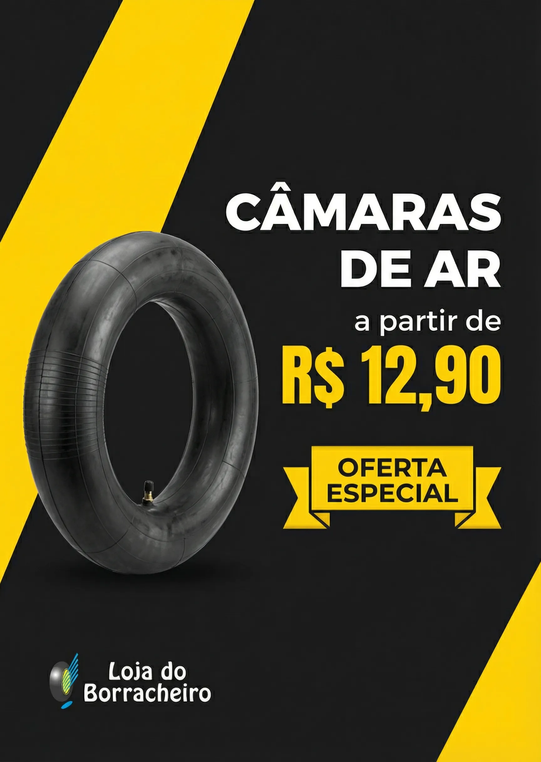 Promoção Câmaras de Ar — a partir de R$ 12,90